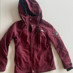 Adidas Kids Burgundy Raincoat